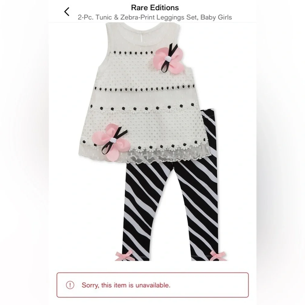 Rare Editions 12 M outfit
